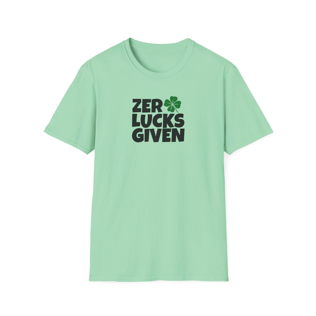 Zero Lucks Given - Unisex Softstyle T-Shirt