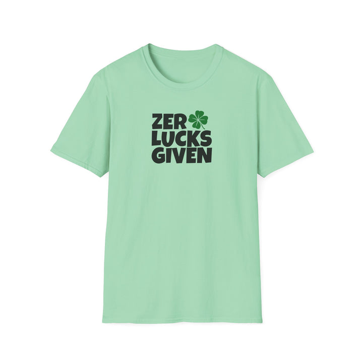 Zero Lucks Given - Unisex Softstyle T-Shirt