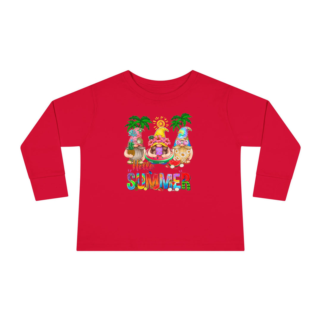 Summer Gnomes - Toddler Long Sleeve Tee