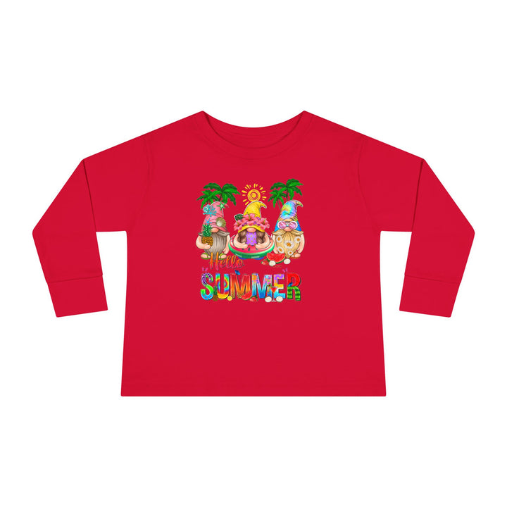 Summer Gnomes - Toddler Long Sleeve Tee