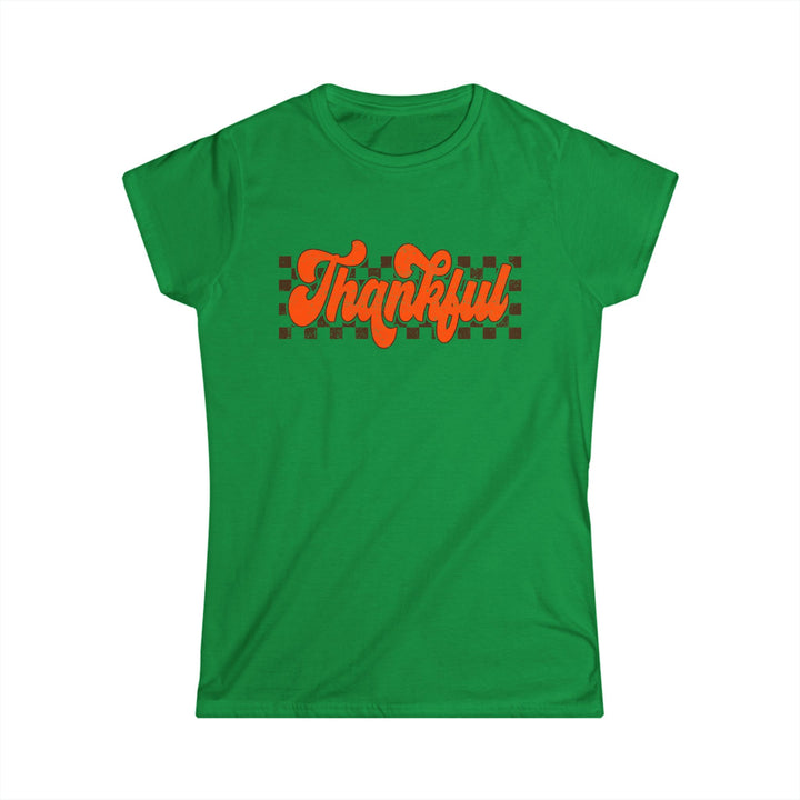 Retro Thankful - Women's Softstyle Tee