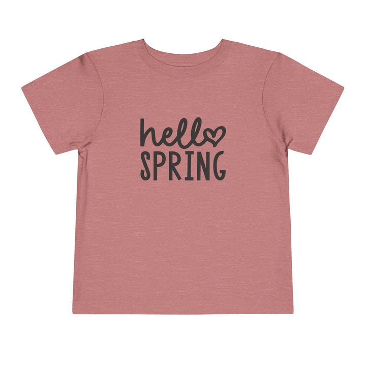 Hello Spring - Toddler Short Sleeve Tee