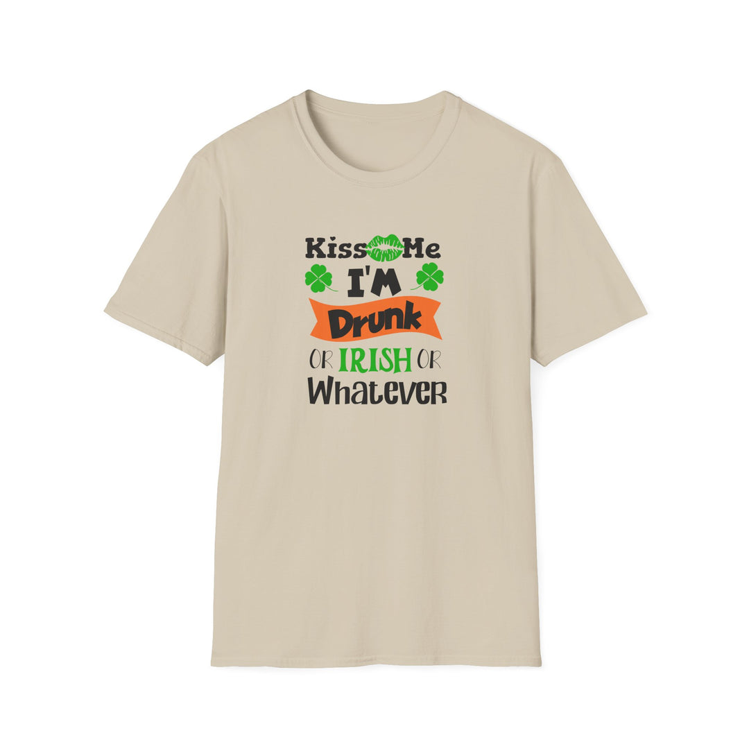 Kiss Me I'm Drunk - Unisex Softstyle T-Shirt