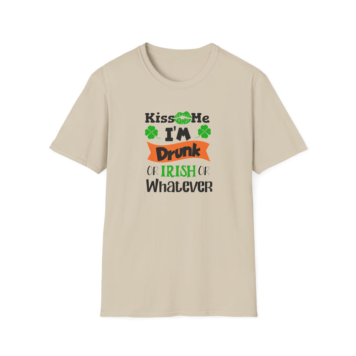 Kiss Me I'm Drunk - Unisex Softstyle T-Shirt