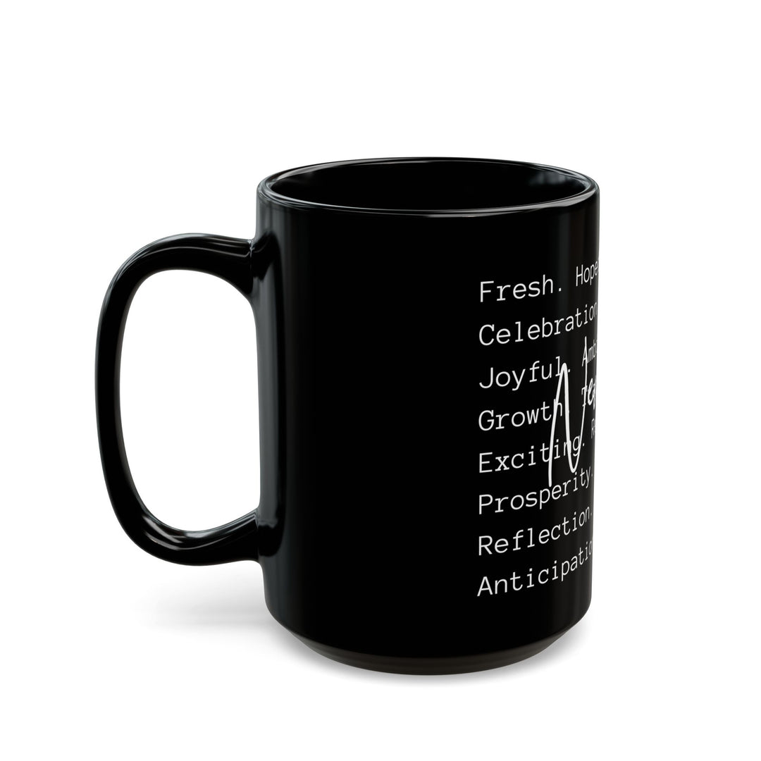 New Year Optimism - Black Mug (11oz, 15oz)