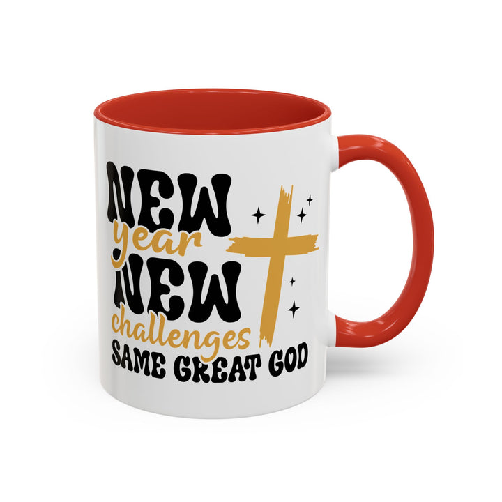 New Year Same Great God - Accent Coffee Mug (11, 15oz)