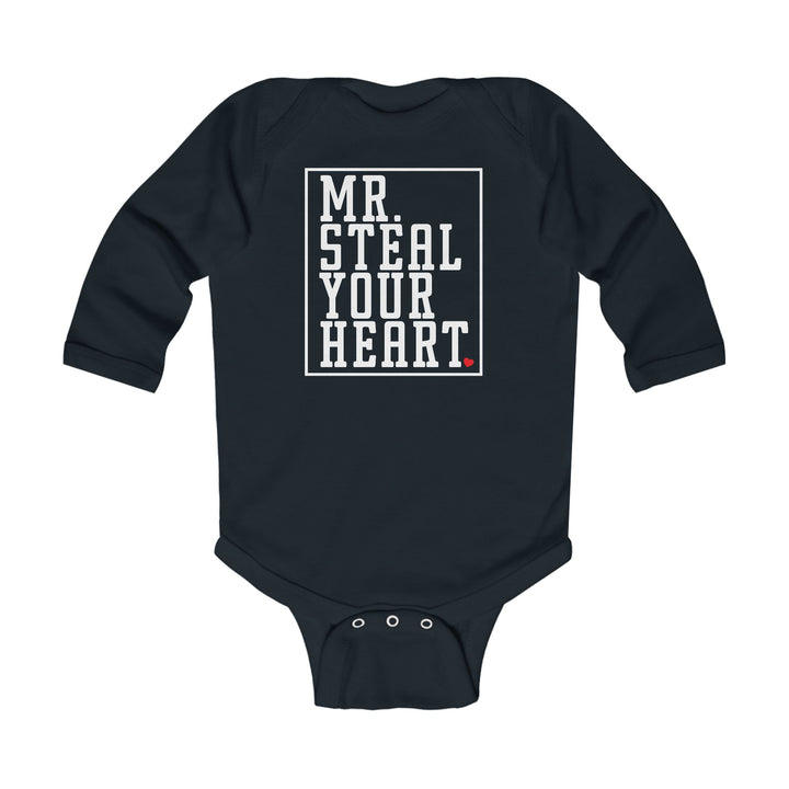 Mr. Steal Your Heart - Infant Long Sleeve Bodysuit