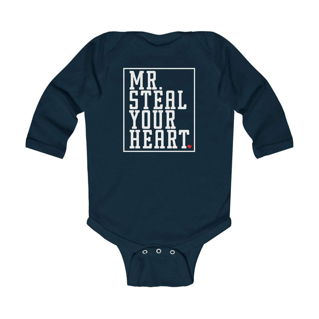 Mr. Steal Your Heart - Infant Long Sleeve Bodysuit