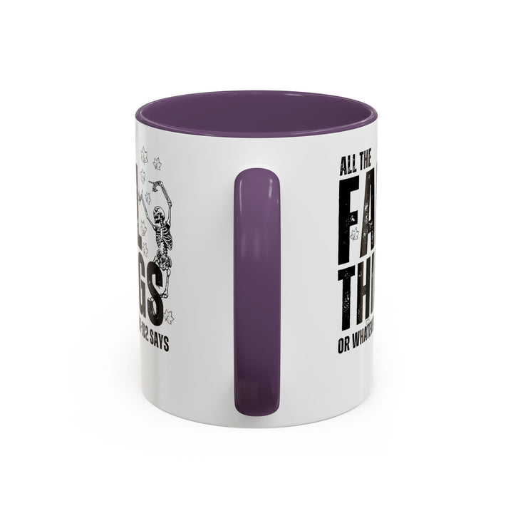 All The Fall Things - Accent Coffee Mug (11, 15oz)