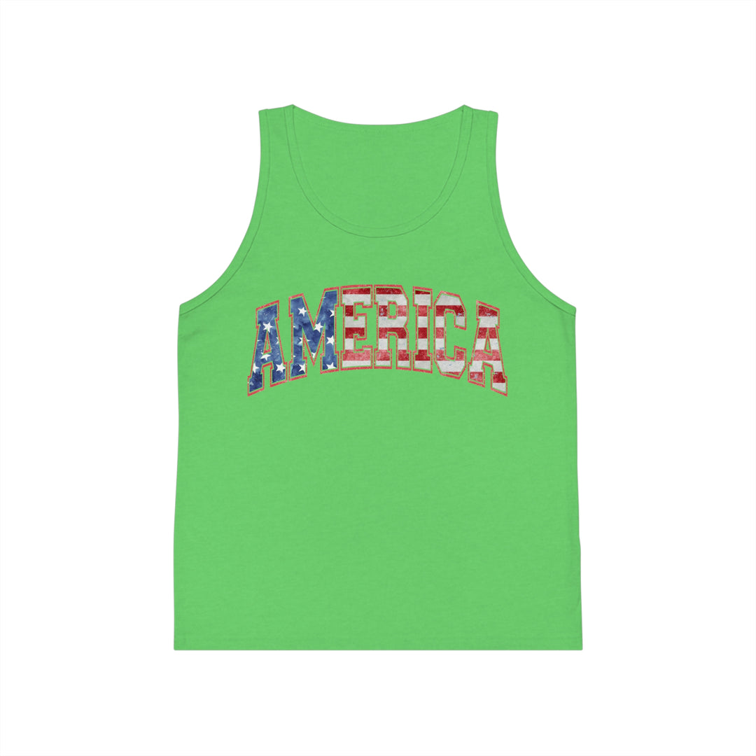 America - Kid's Jersey Tank Top