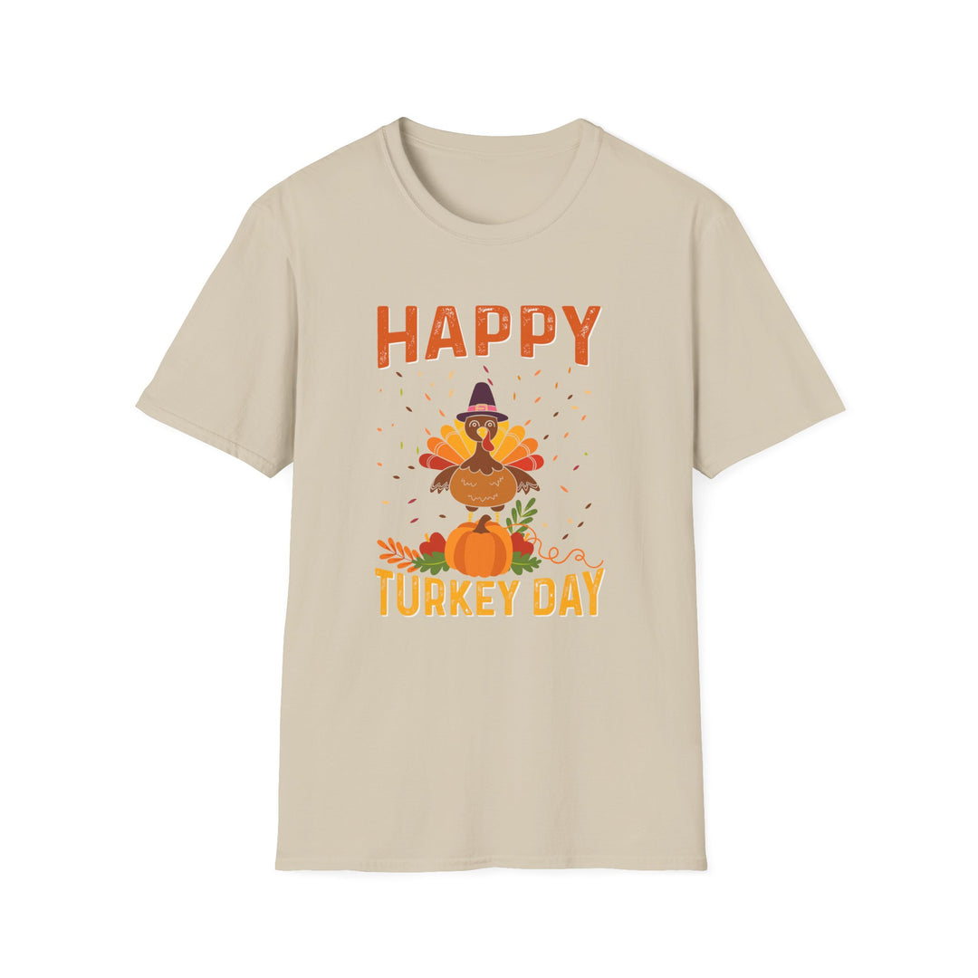 Happy Turkey Day - Unisex Softstyle T-Shirt