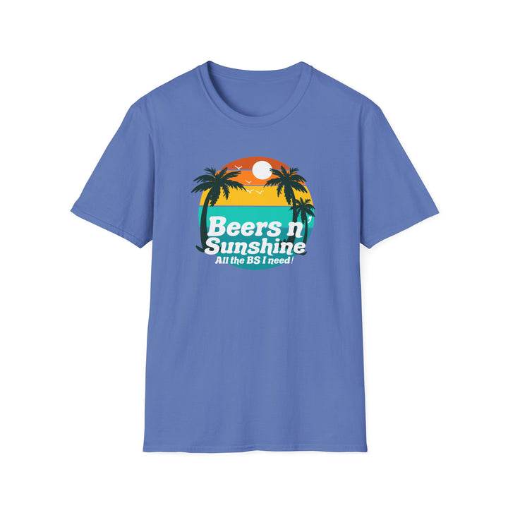 Beers N Sunshine - Unisex Softstyle T-Shirt