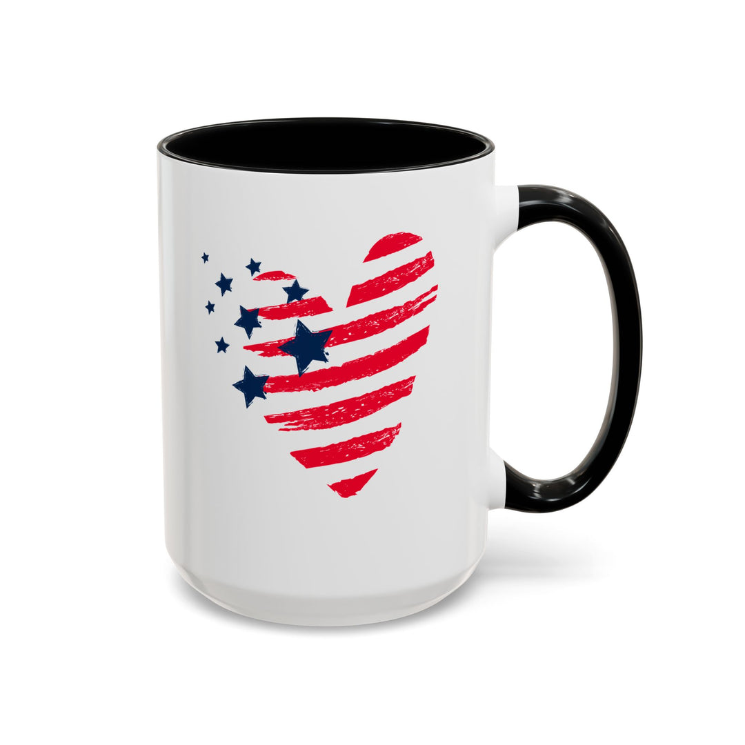 American Heart - Accent Coffee Mug (11, 15oz)