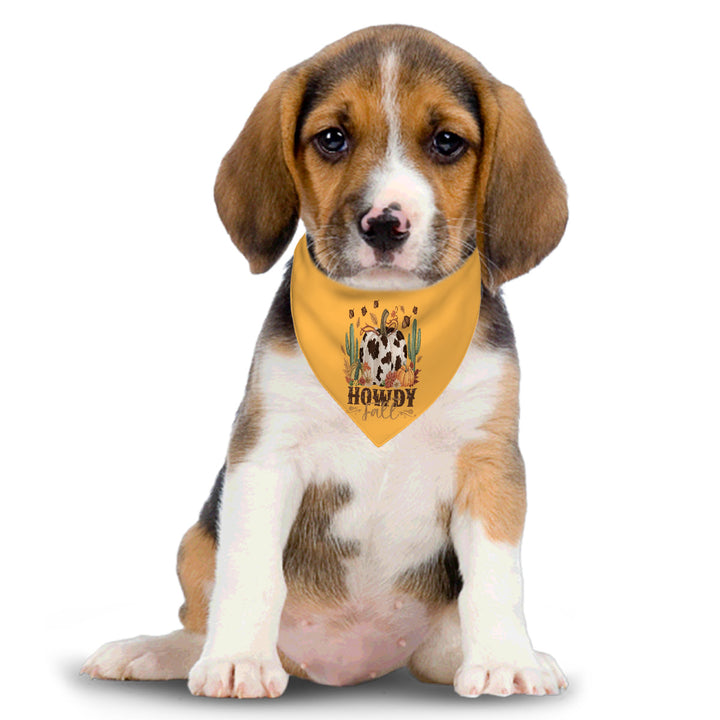Howdy Fall - Dog Bandanas Double Sided with Buckle