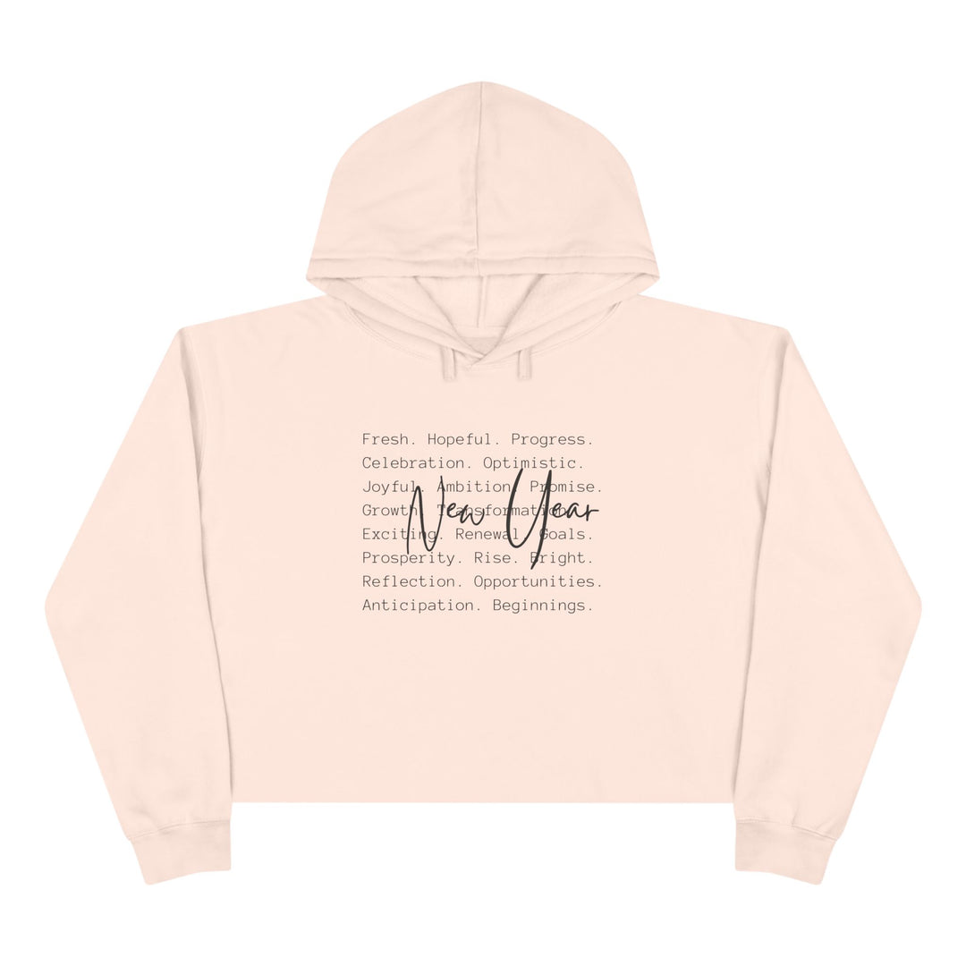 New Year Optimism - Crop Hoodie