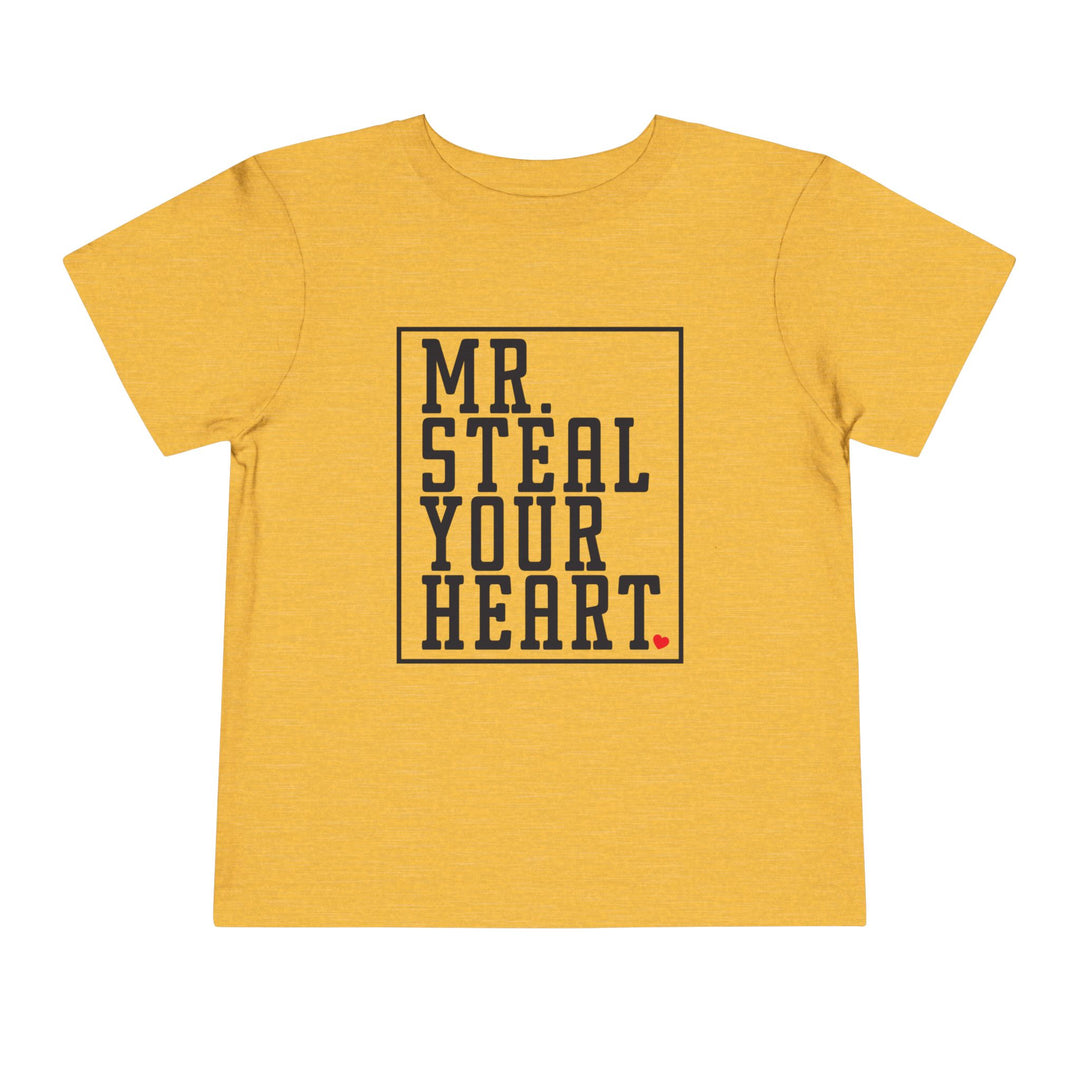 Mr. Steal Your Heart - Toddler Short Sleeve Tee