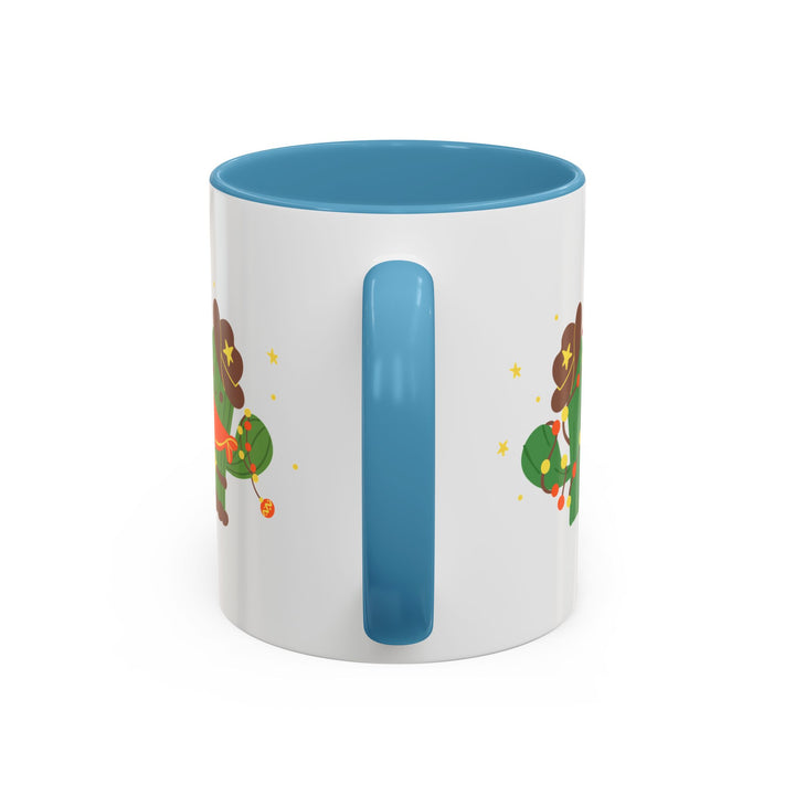 Merry Christmas Cactus -  Accent Coffee Mug (11, 15oz)