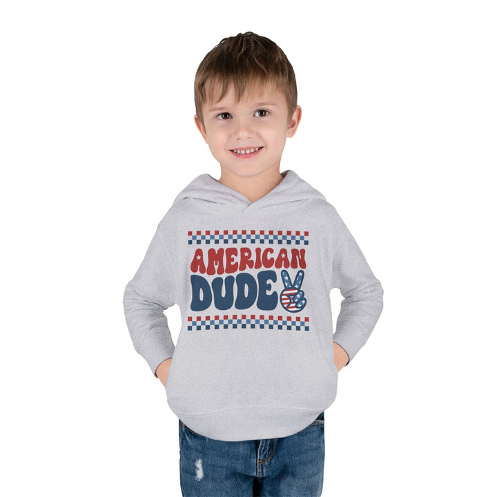 American Dude - Toddler Pullover Fleece Hoodie