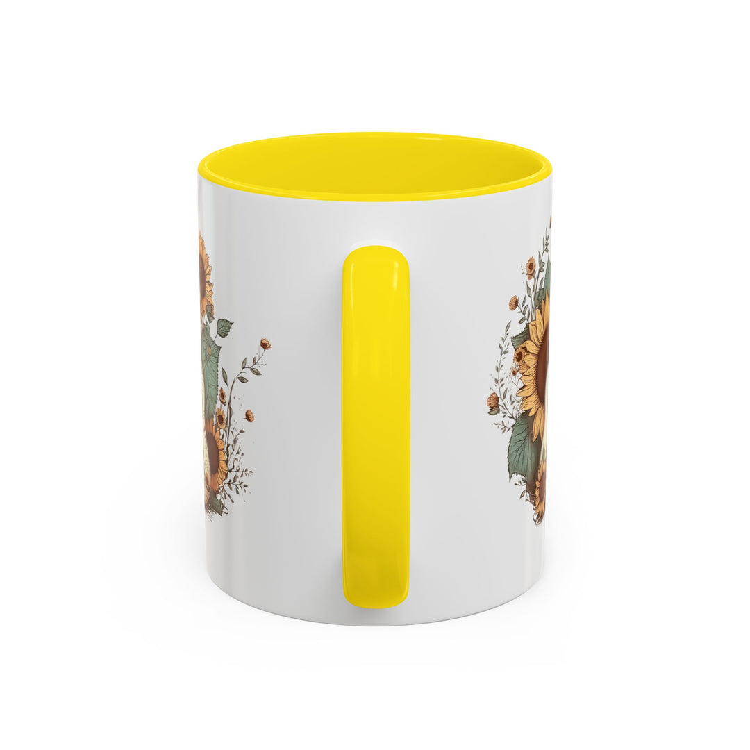 Sunflower Guitar - Accent Coffee Mug (11, 15oz)