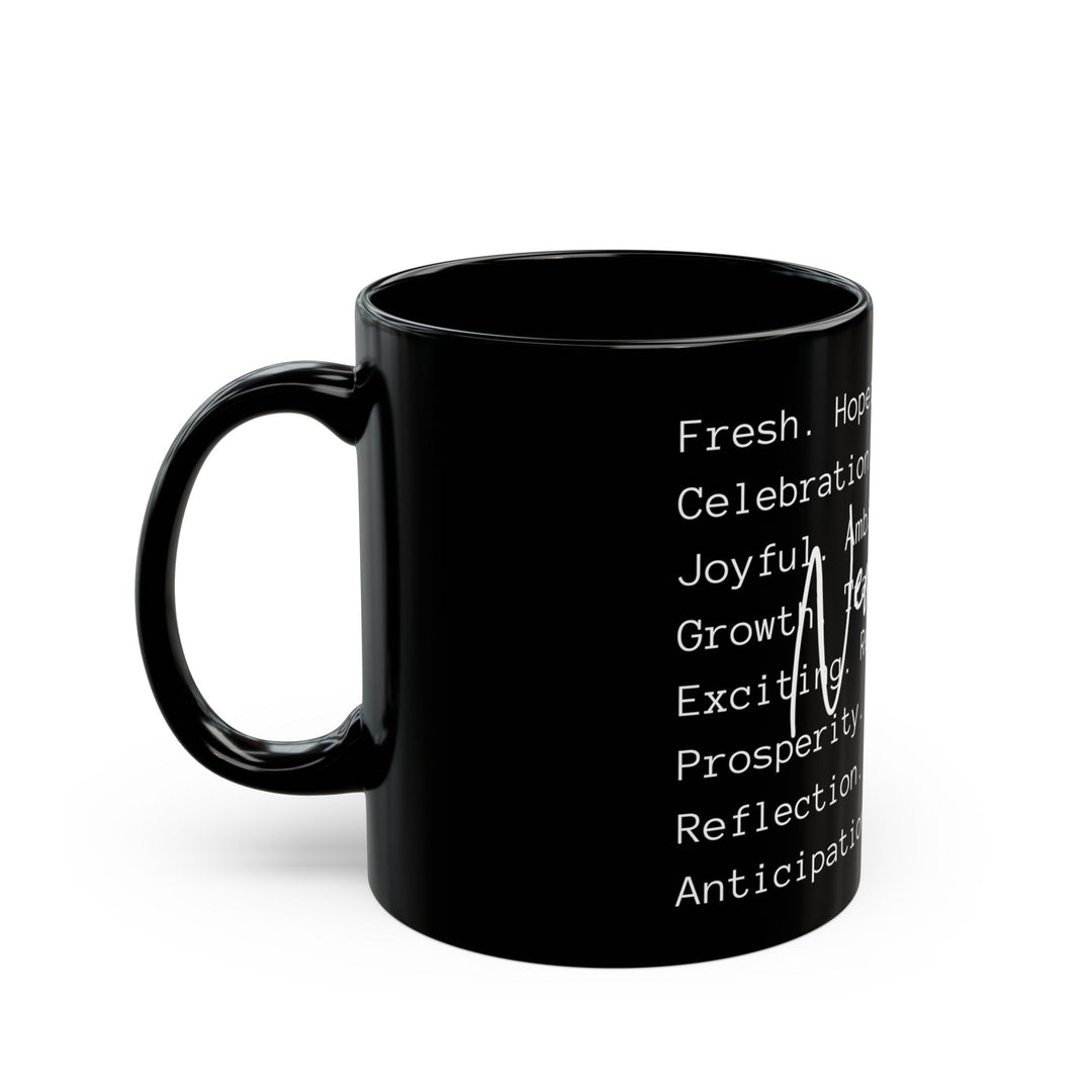New Year Optimism - Black Mug (11oz, 15oz)
