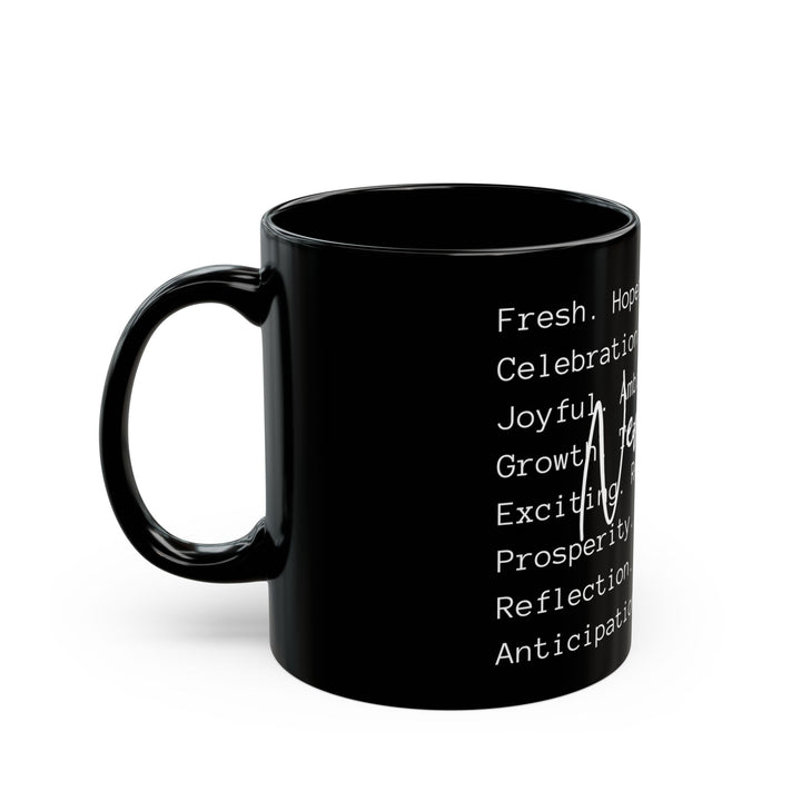 New Year Optimism - Black Mug (11oz, 15oz)