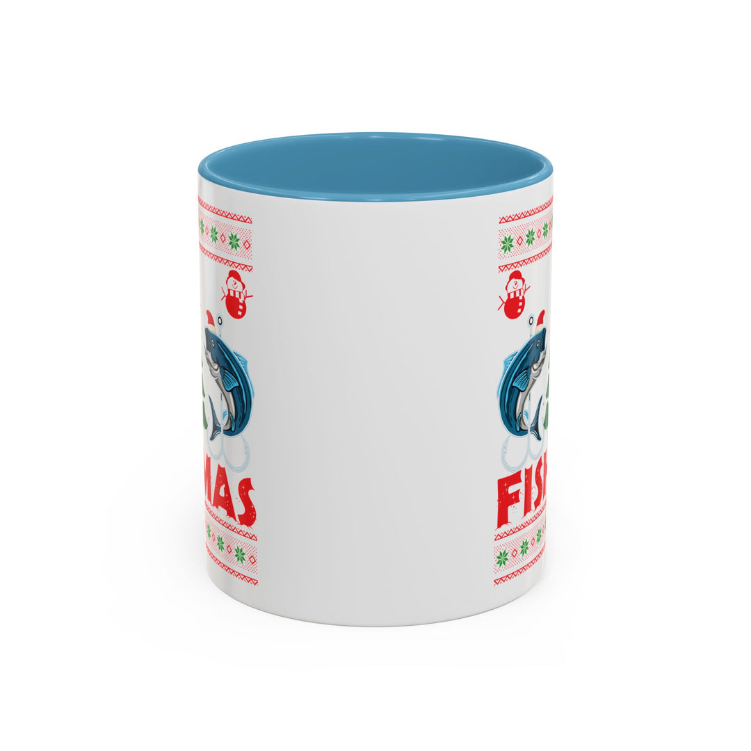 Merry Fishmas - Accent Coffee Mug (11, 15oz)
