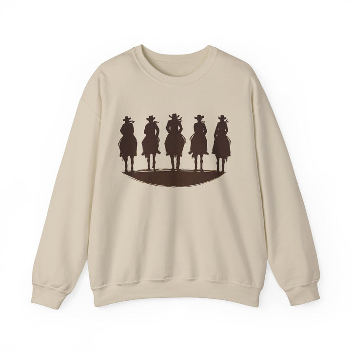 Cowboy Silhouette - Unisex Heavy Blend™ Crewneck Sweatshirt