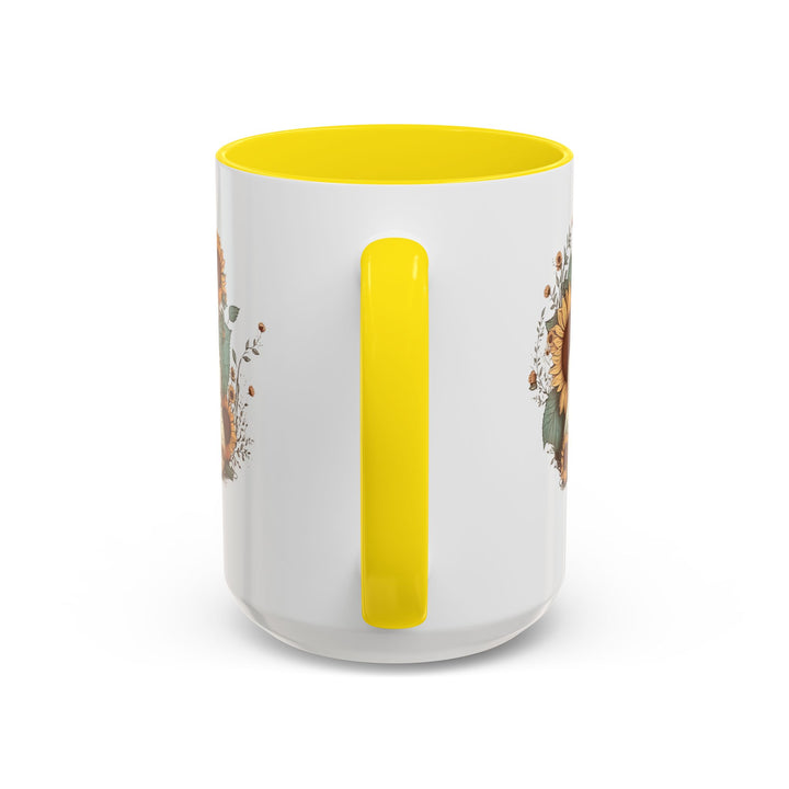 Sunflower Guitar - Accent Coffee Mug (11, 15oz)