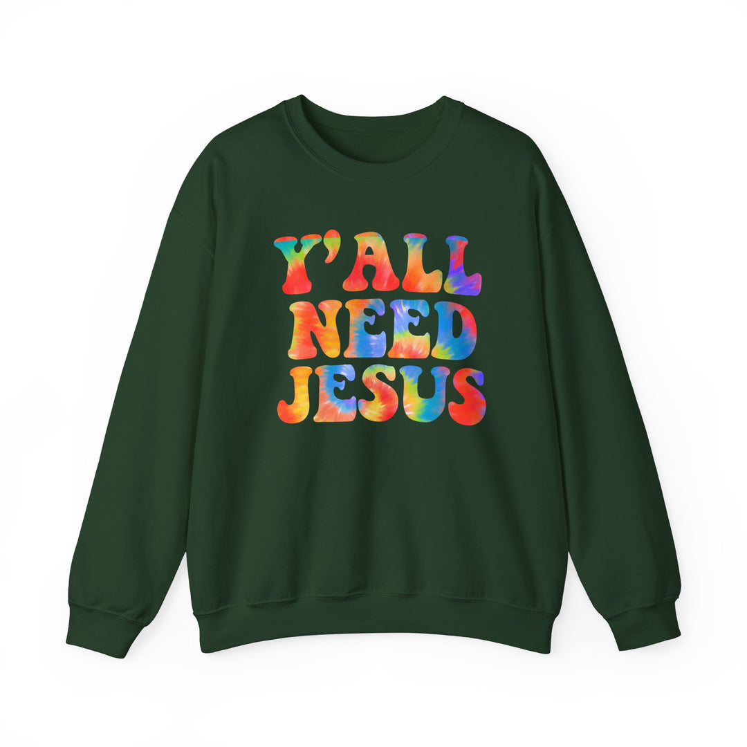 Y'All Need Jesus - Unisex Heavy Blend™ Crewneck Sweatshirt