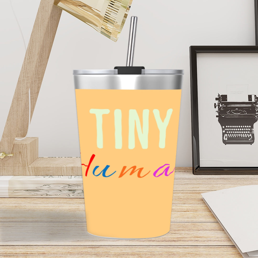 Tiny Human - Stainless Steel Water Bottle With Straw