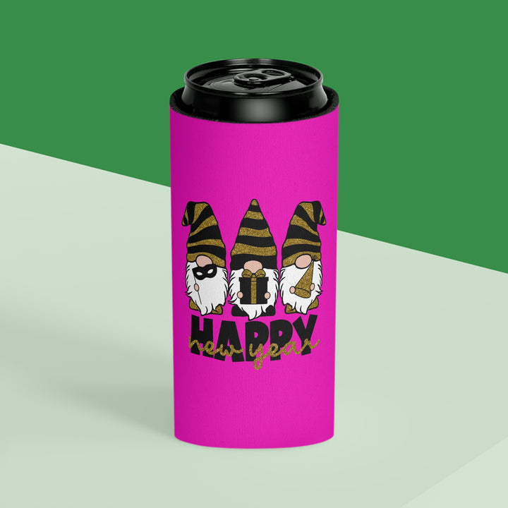Happy New Year Gnomes - Can Cooler