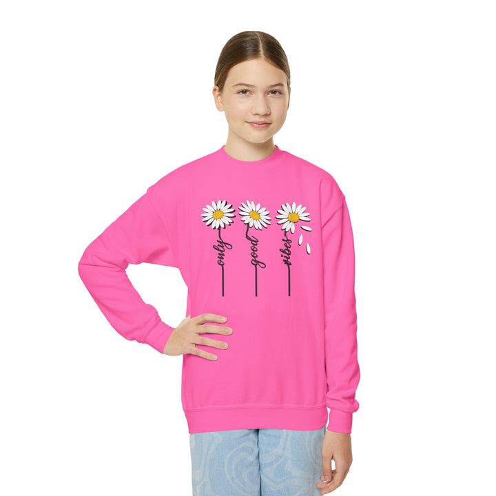 Only Good Vibes - Youth Crewneck Sweatshirt