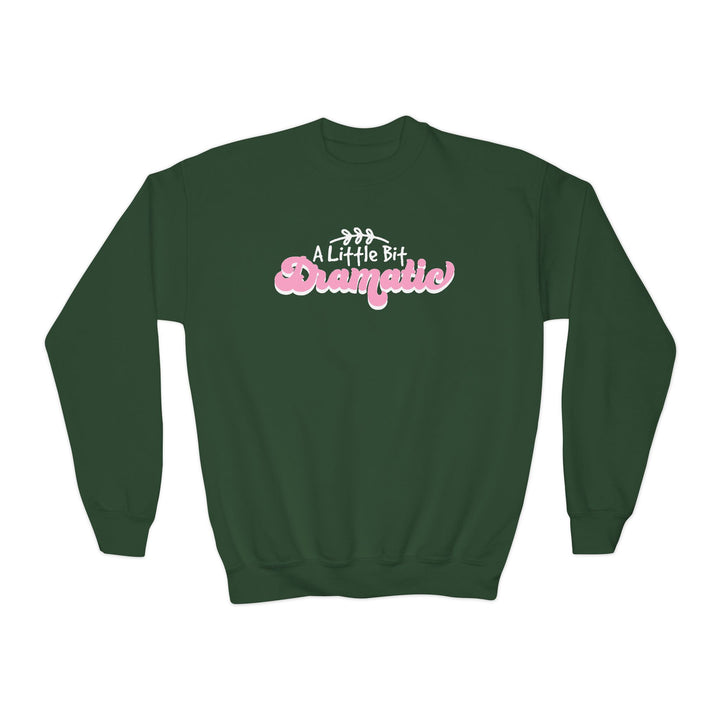 Little Bit Dramatic - Youth Crewneck Sweatshirt