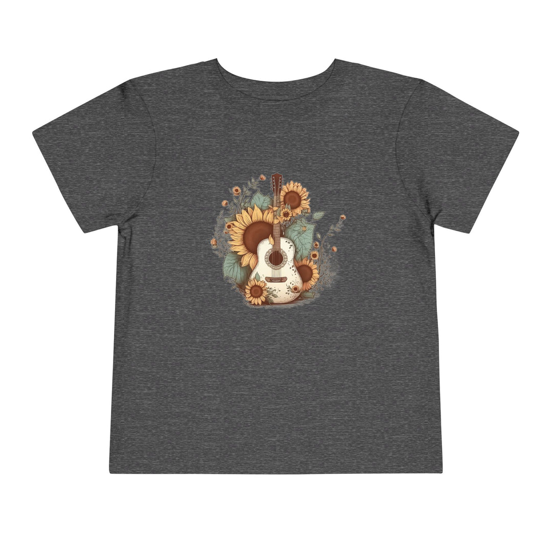 Sunflower Guitar - Toddler Short Sleeve Tee
