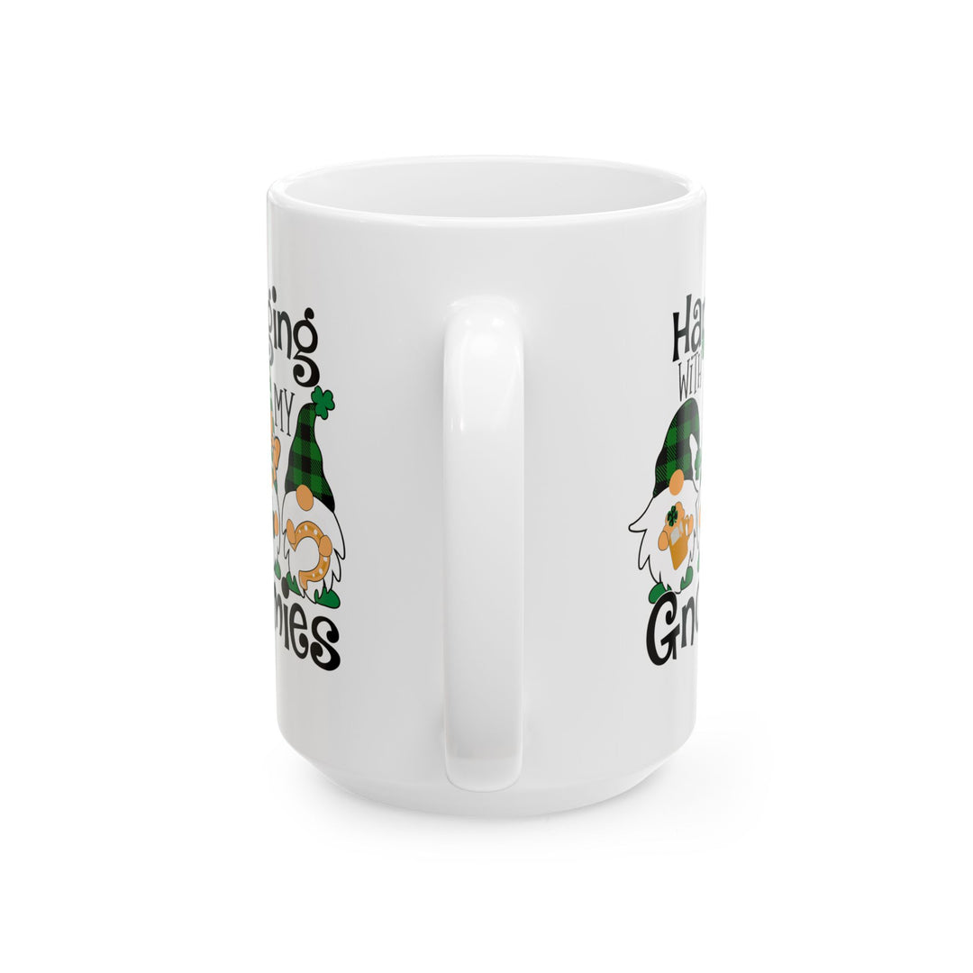 St. Patricks Day Gnomes - Ceramic Mug, (11oz, 15oz)