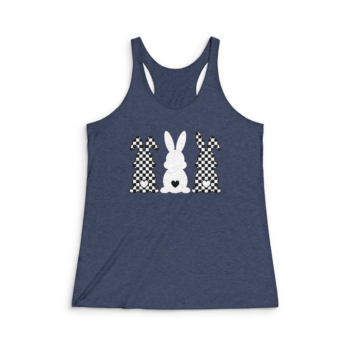 Heart Bunny - Women's Tri-Blend Racerback Tank