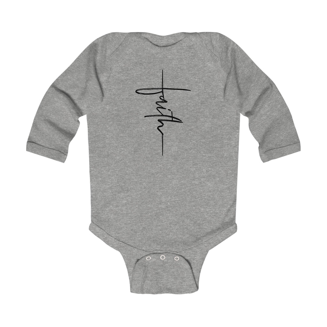 Faith Cross - Infant Long Sleeve Bodysuit