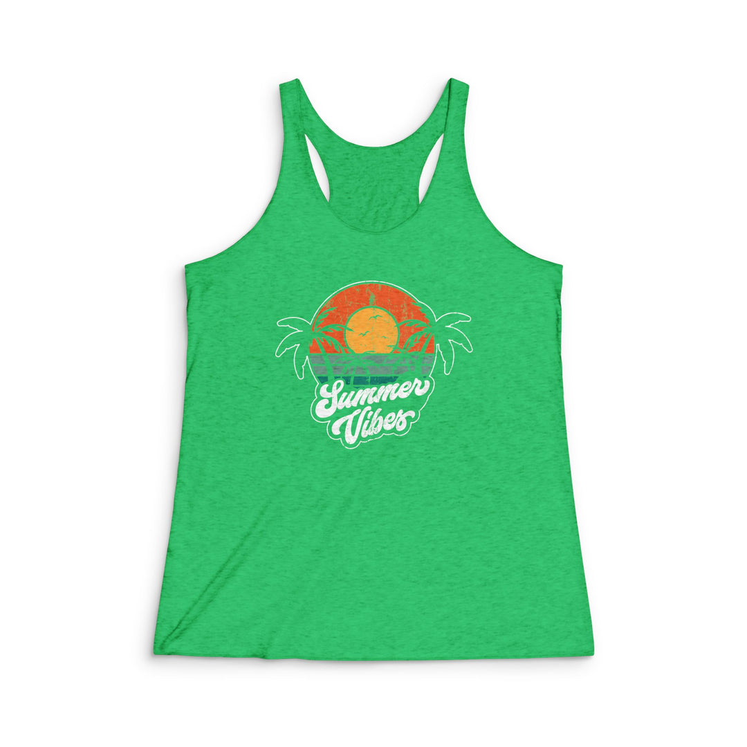 Summer Vibes - Women's Tri-Blend Racerback Tank