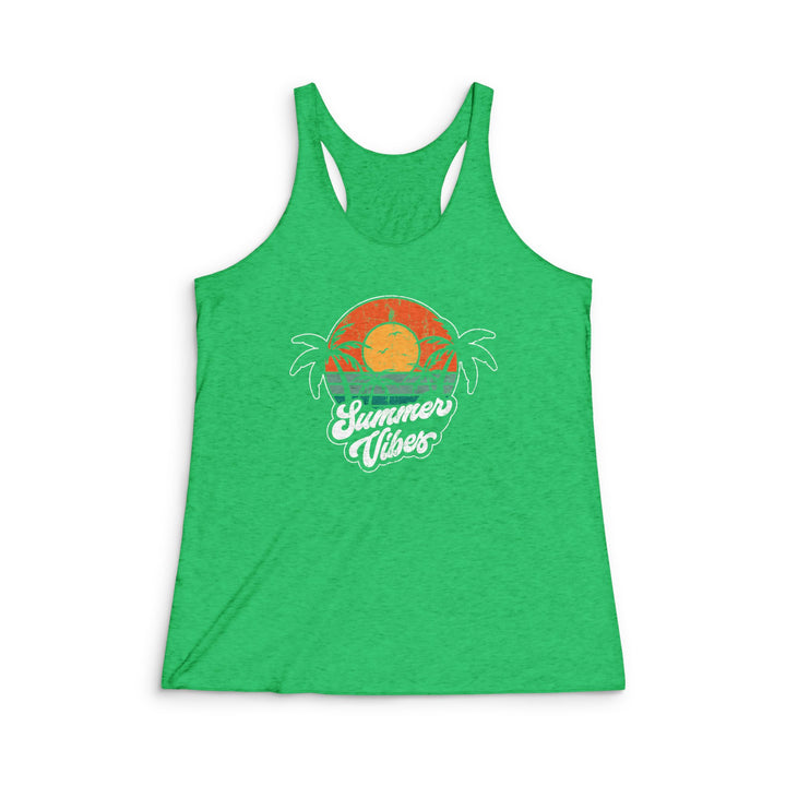 Summer Vibes - Women's Tri-Blend Racerback Tank
