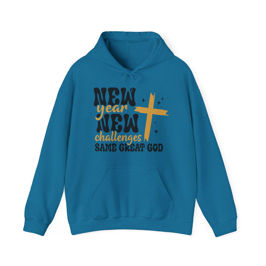 New year Same Great God - Unisex Heavy Blend™ Hooded Sweatshirt