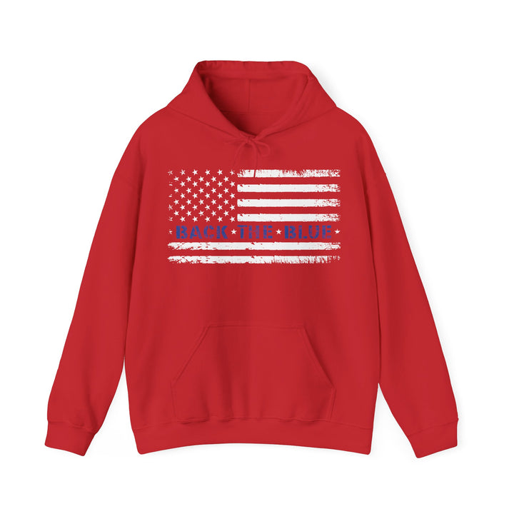 Back The Blue - Unisex Heavy Blend™ Hooded Sweatshirt