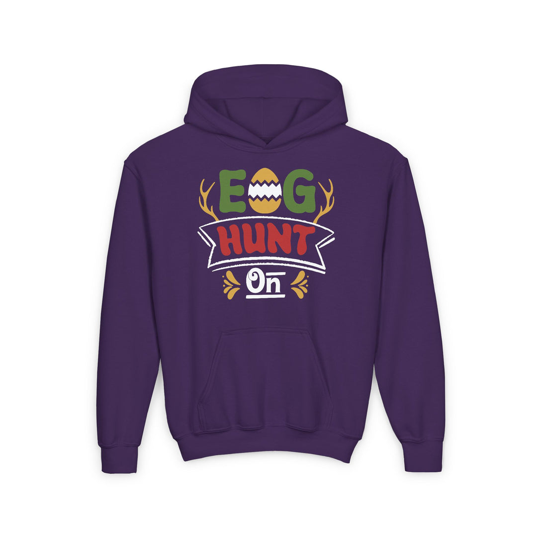 Egg Hunt - Youth Heavy Blend Hooded Sweatshirt