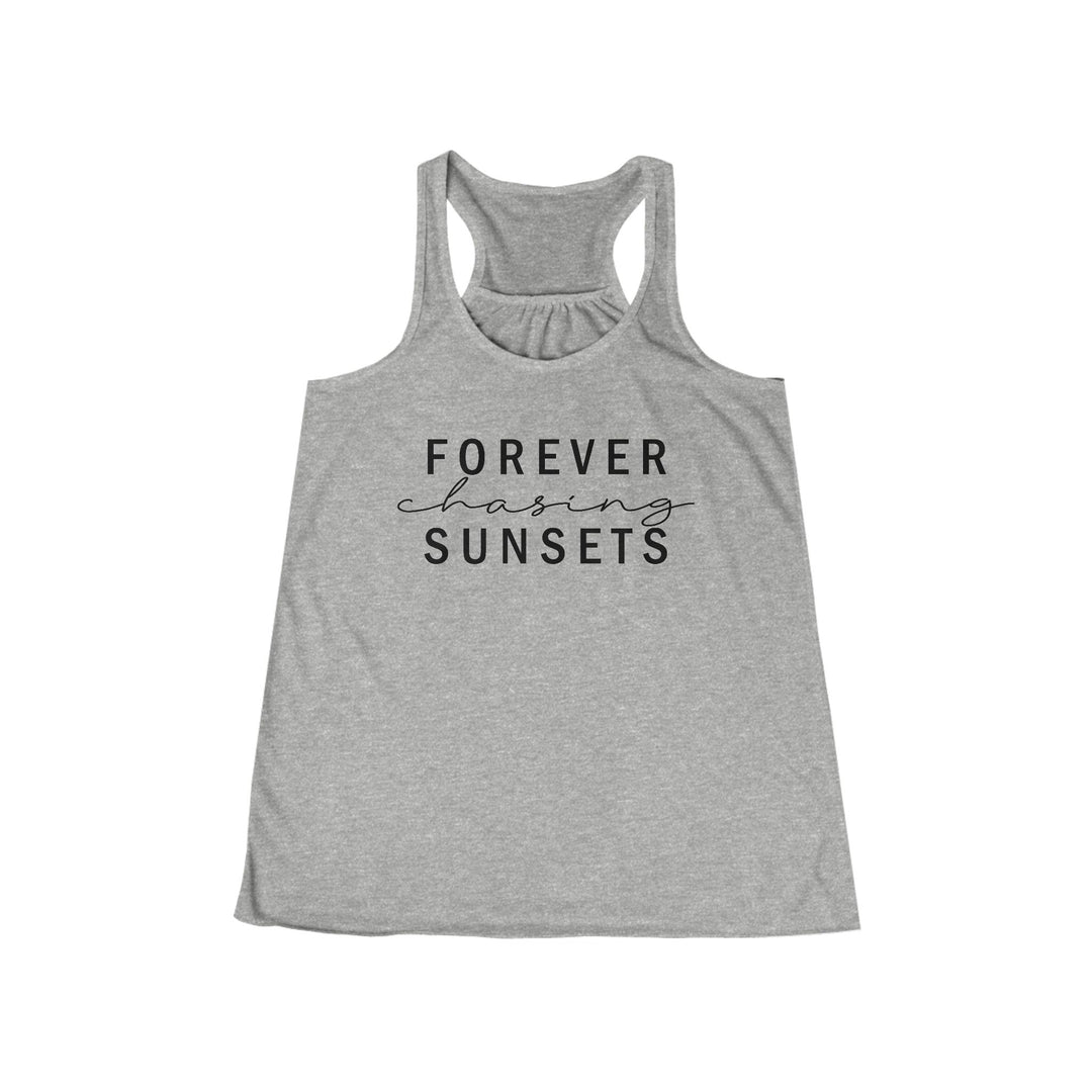 Forever Chasing Sunsets - Women's Flowy Racerback Tank