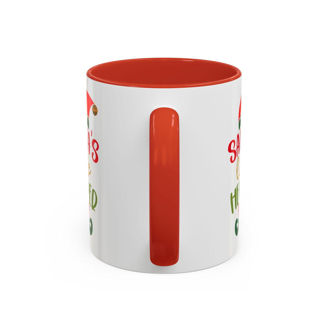 Santa's Little Helper - Accent Coffee Mug (11, 15oz)