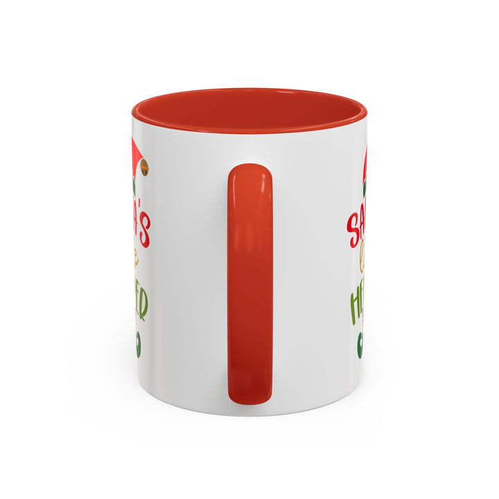 Santa's Little Helper - Accent Coffee Mug (11, 15oz)
