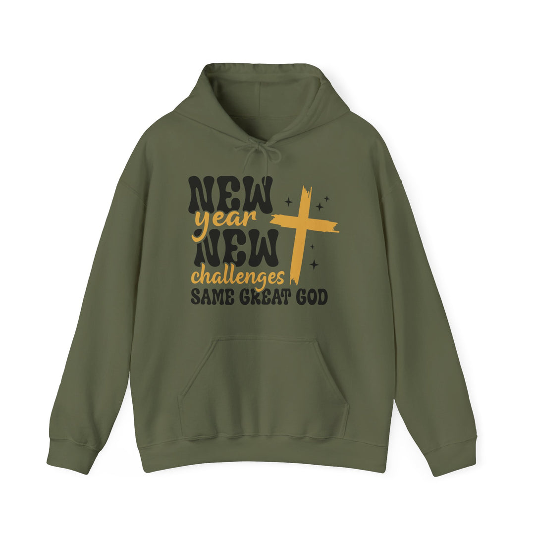 New year Same Great God - Unisex Heavy Blend™ Hooded Sweatshirt