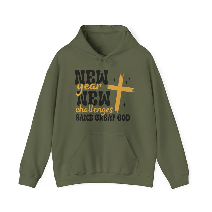 New year Same Great God - Unisex Heavy Blend™ Hooded Sweatshirt