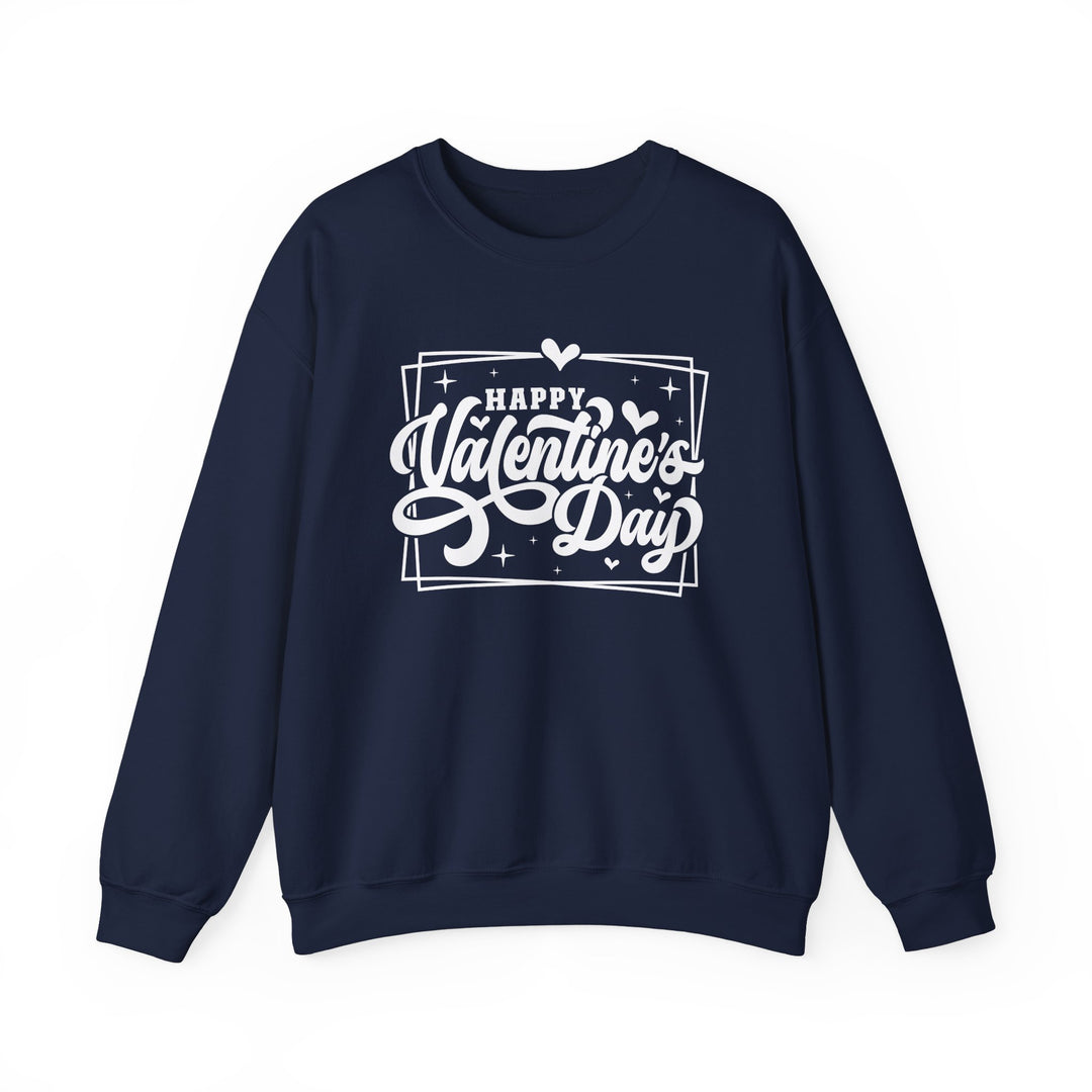 Happy Valentine's Day W/Hearts - Unisex Heavy Blend™ Crewneck Sweatshirt