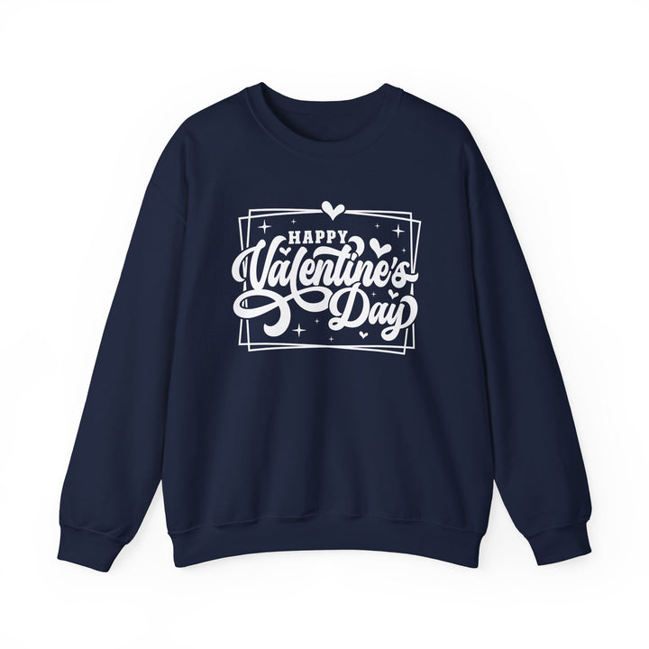 Happy Valentine's Day W/Hearts - Unisex Heavy Blend™ Crewneck Sweatshirt