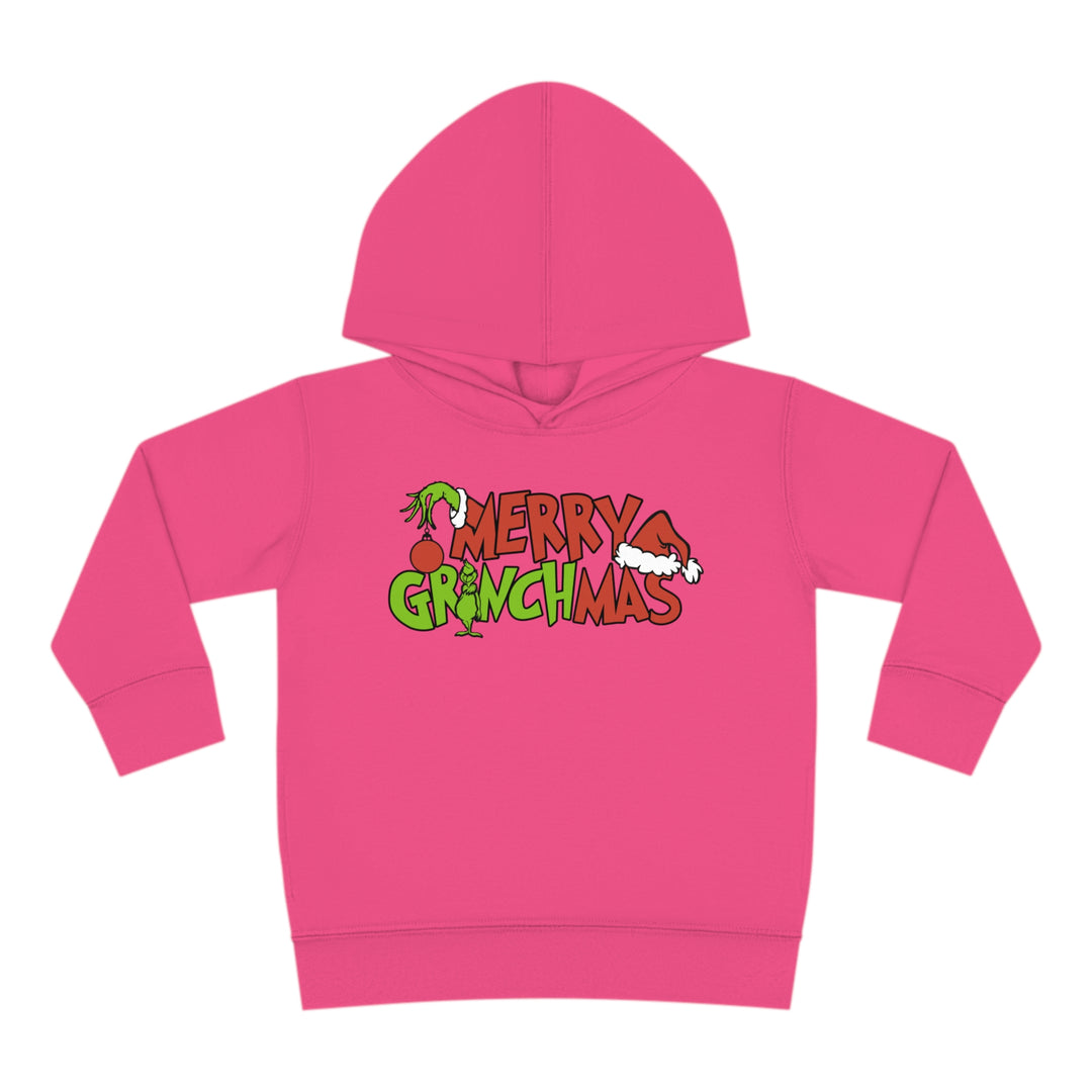 Merry Grinchmas - Toddler Pullover Fleece Hoodie